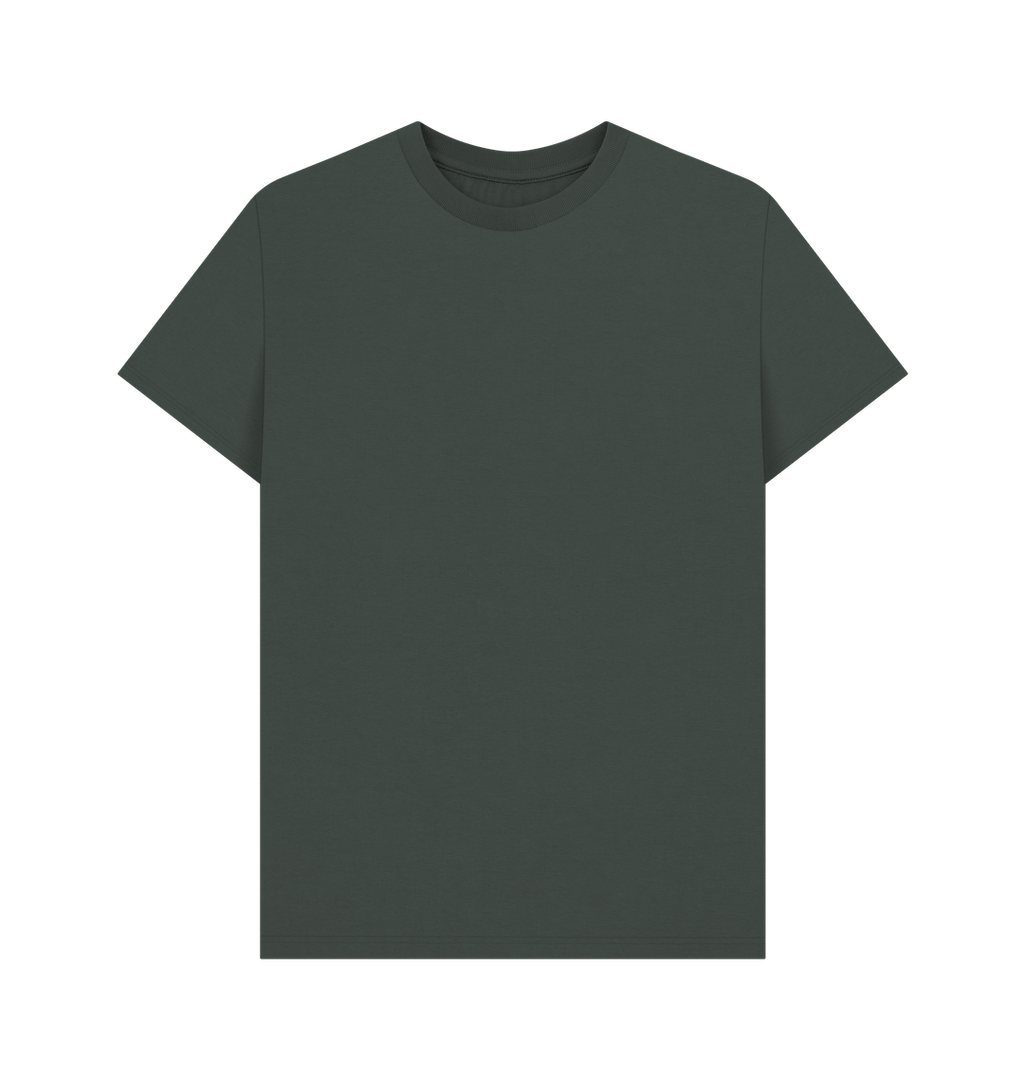Dark Grey Printed T-shirt Front