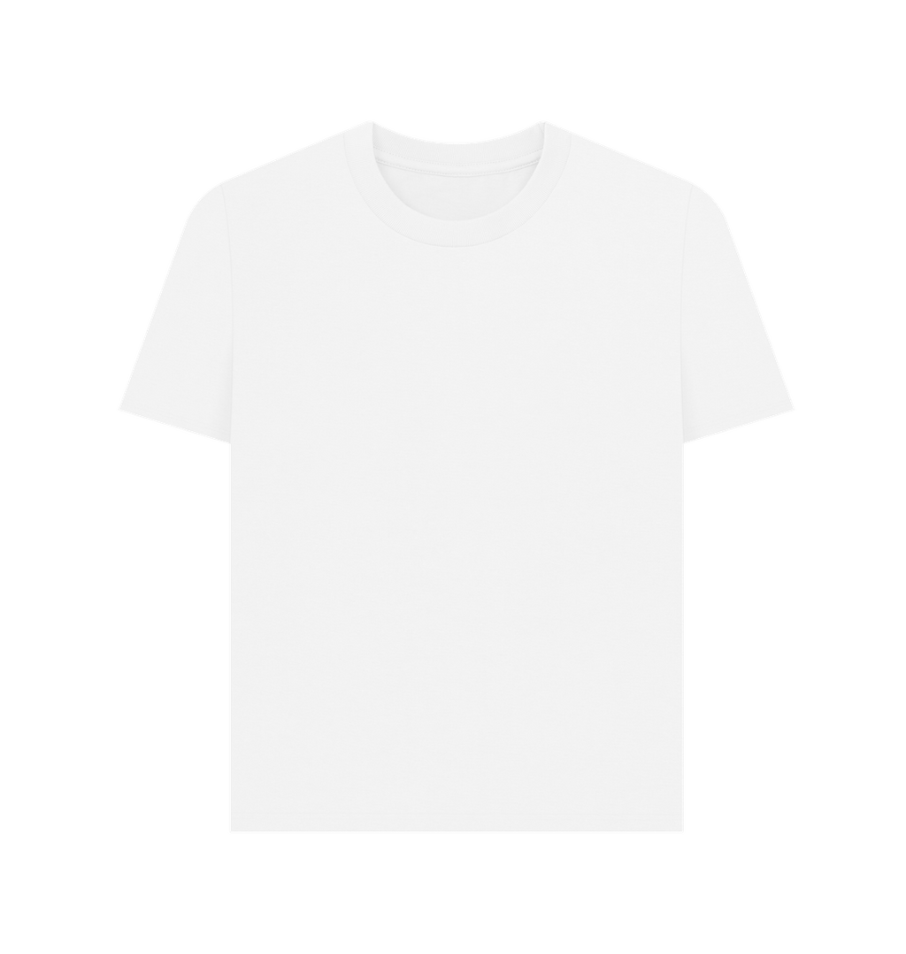 White Printed T-shirt Front